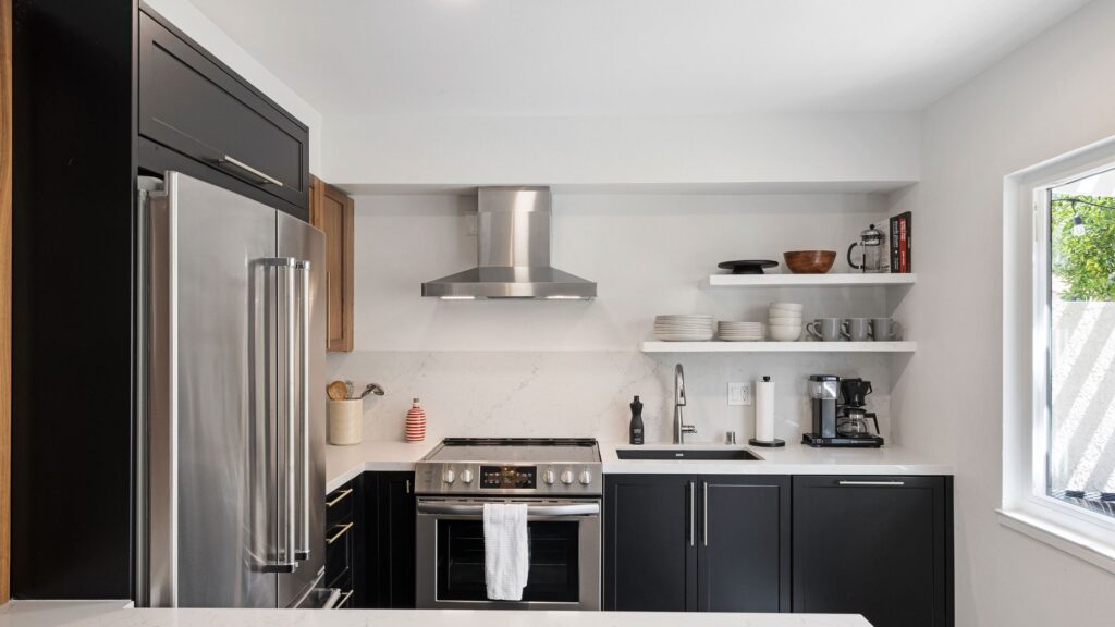 A Thermofoil Kitchen cabinet